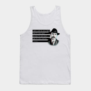 Vanzetti and anarchy quote Tank Top